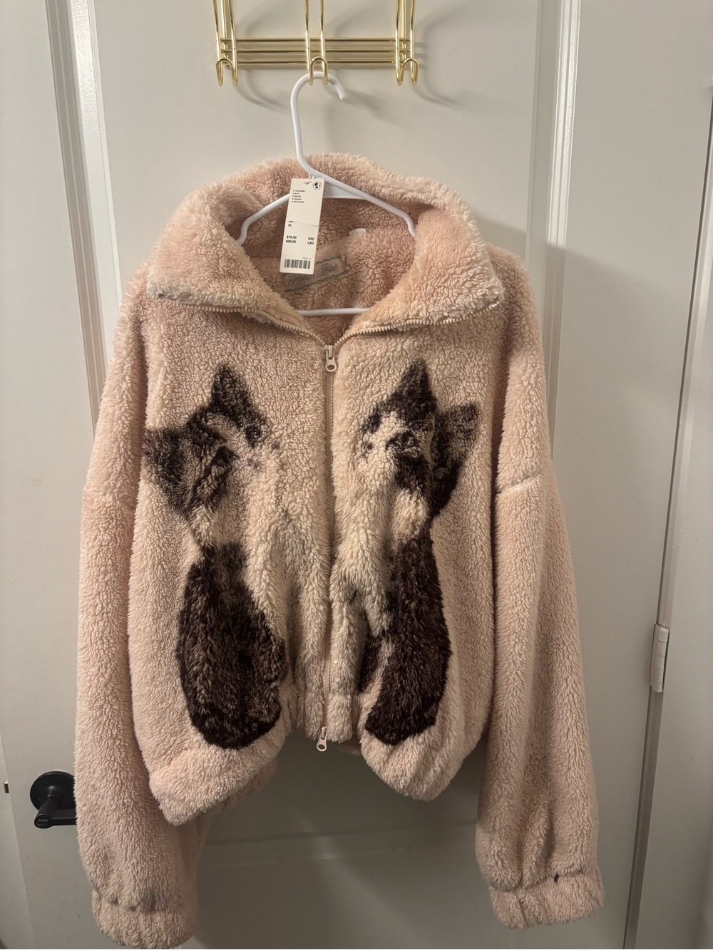 Rare Urban Outfitters Kimchi Blue Cat Sherpa